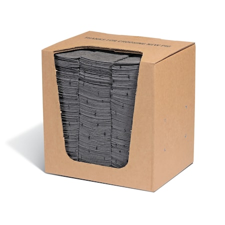 Pig Packaging Absorbent Sheet, Heavyweight, 4in W x 10in L, 300 sheets per box, 300PK PKG009